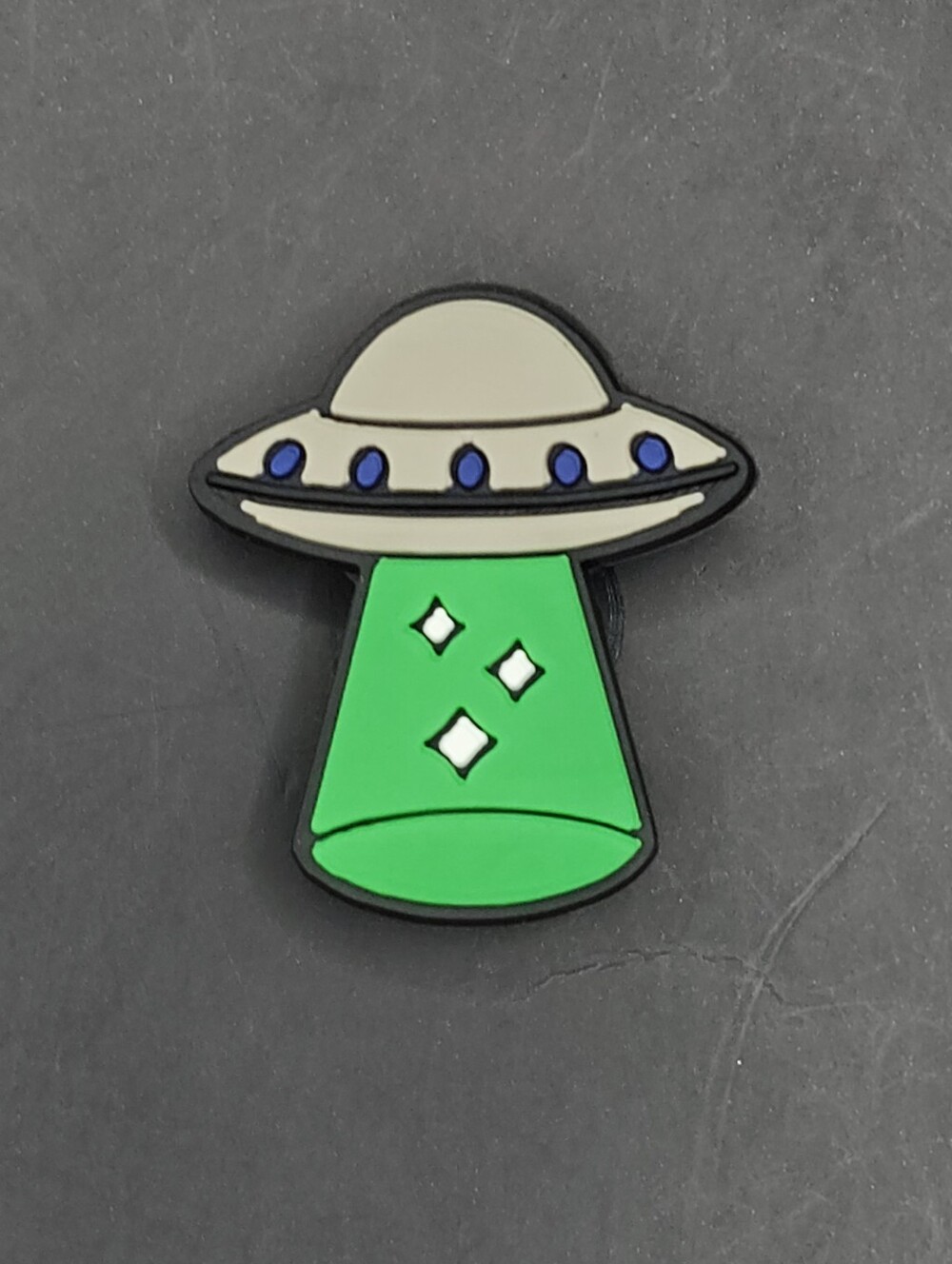 (5/$15) Alien UFO Croc Charm